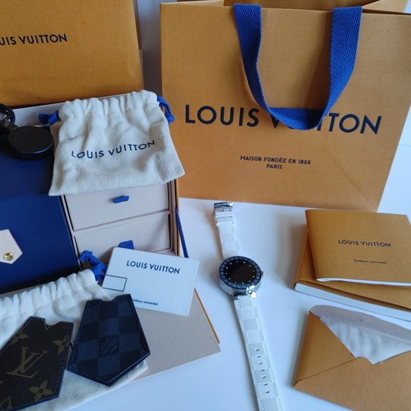 Louis Vuitton Tambour Horizon Stainless Steel Rubber belt Qa004 Unisex main image 7